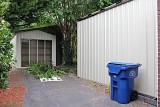 Backyard2017-09-10 Matching cladding on sunroom and garage IMG_3796