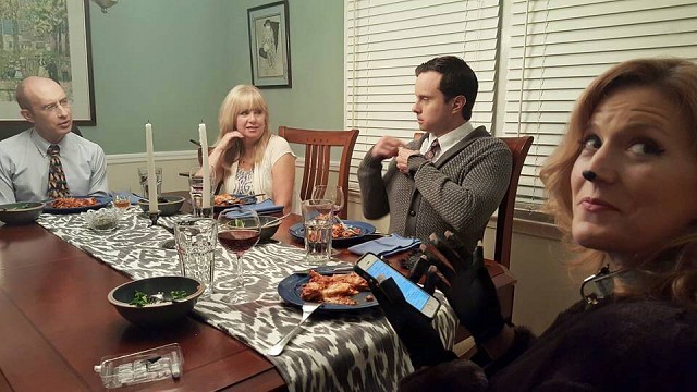 DecentHumansCatActorDinnerTable